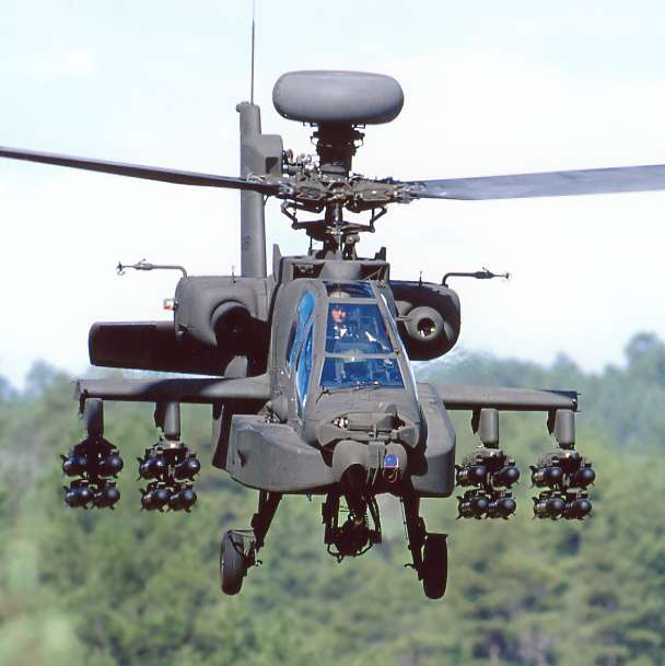 Apache helicopter
