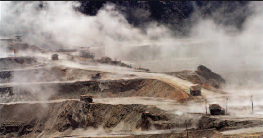 Freeport mine in West Papua